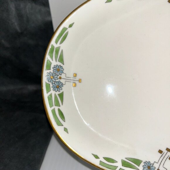 Limoges, Antique L. & C. Limoges, Quatrefoil Porcelain Platter - Picture 8 of 9